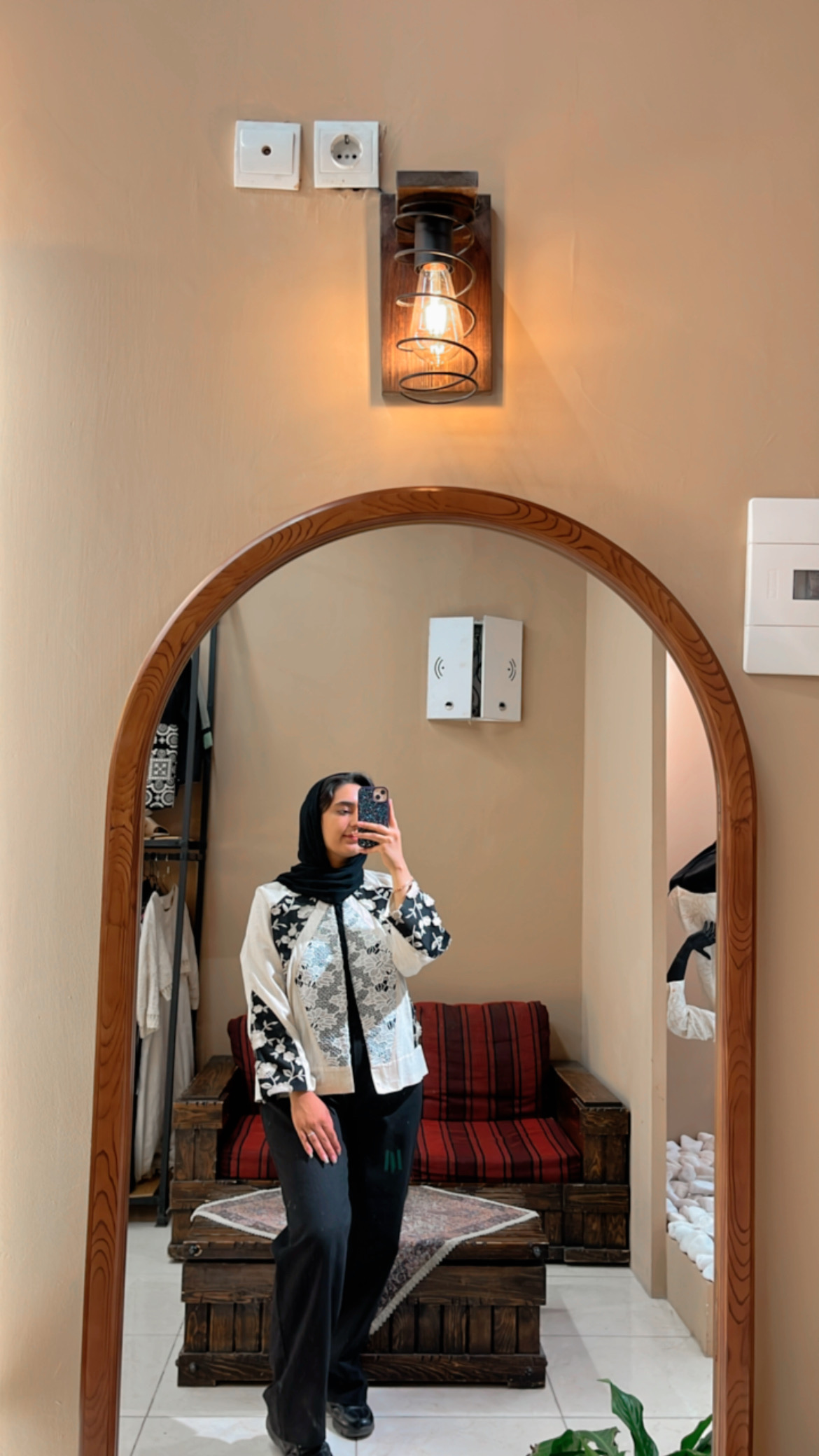 کت لینن گلدوزی شده